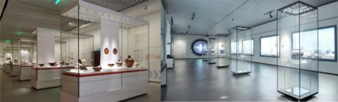 Freestanding Display Cases Highlight Characteristic & Individual History