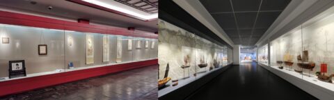Wall Display Cases Create Coherent & Associated History Lines